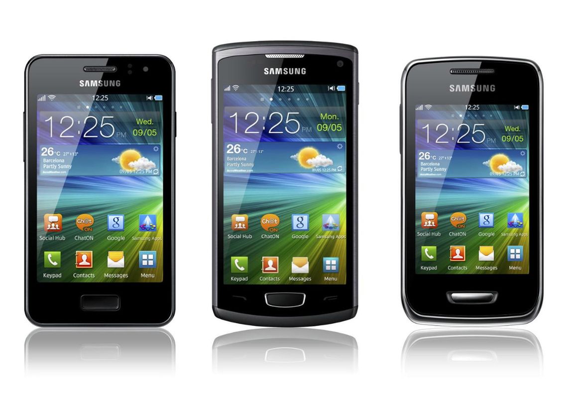 Samsung Wave 3, Wave Y oraz Wave M - nowa linia smartfonów z bada OS