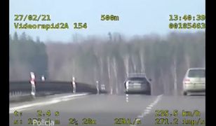 Kierowca pędził prawie 240 km/h. "Mandat by nie wystarczył"