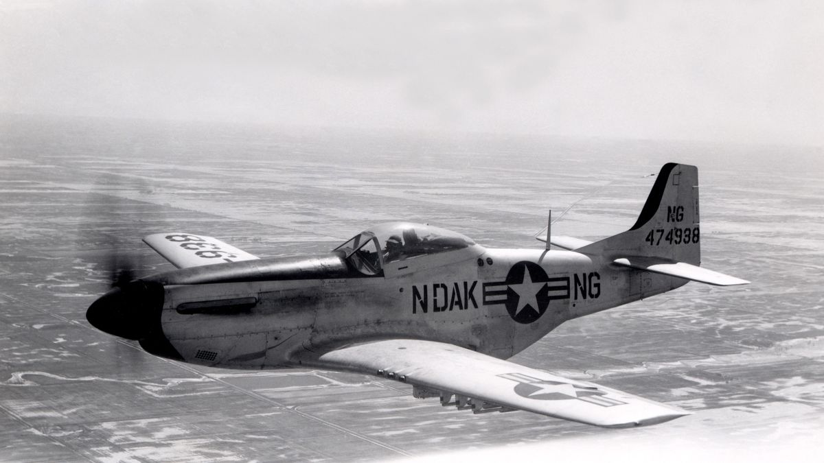 F-51 Mustang - takim samolotem pilotował Thomas Mantell