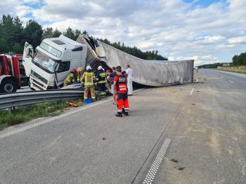 Poważny wypadek na A1. Autostrada zablokowana w obu kierunkach