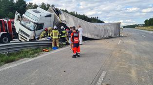 Poważny wypadek na A1. Autostrada zablokowana w obu kierunkach
