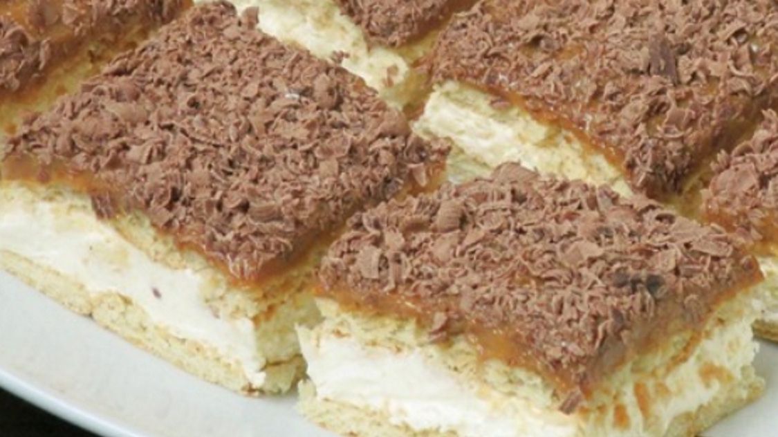 Błyskawiczne w przygotowaniu ciasto krówka.