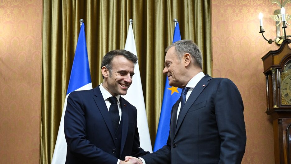 Emmanuel Macron i Donald Tusk