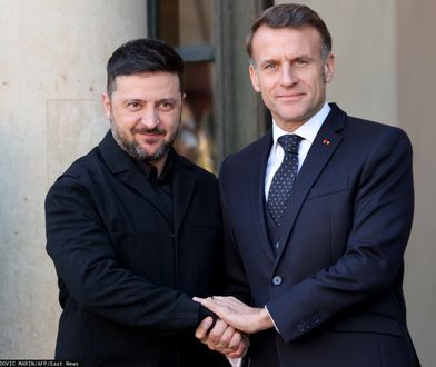 Zełenski w Pałacu Elizejskim. Startuje szczyt koalicji chętnych