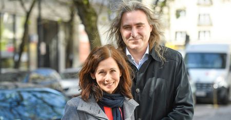 Jolanta Fraszyńska z partnerem w śniadaniówce. Nie szczędzili sobie czułości