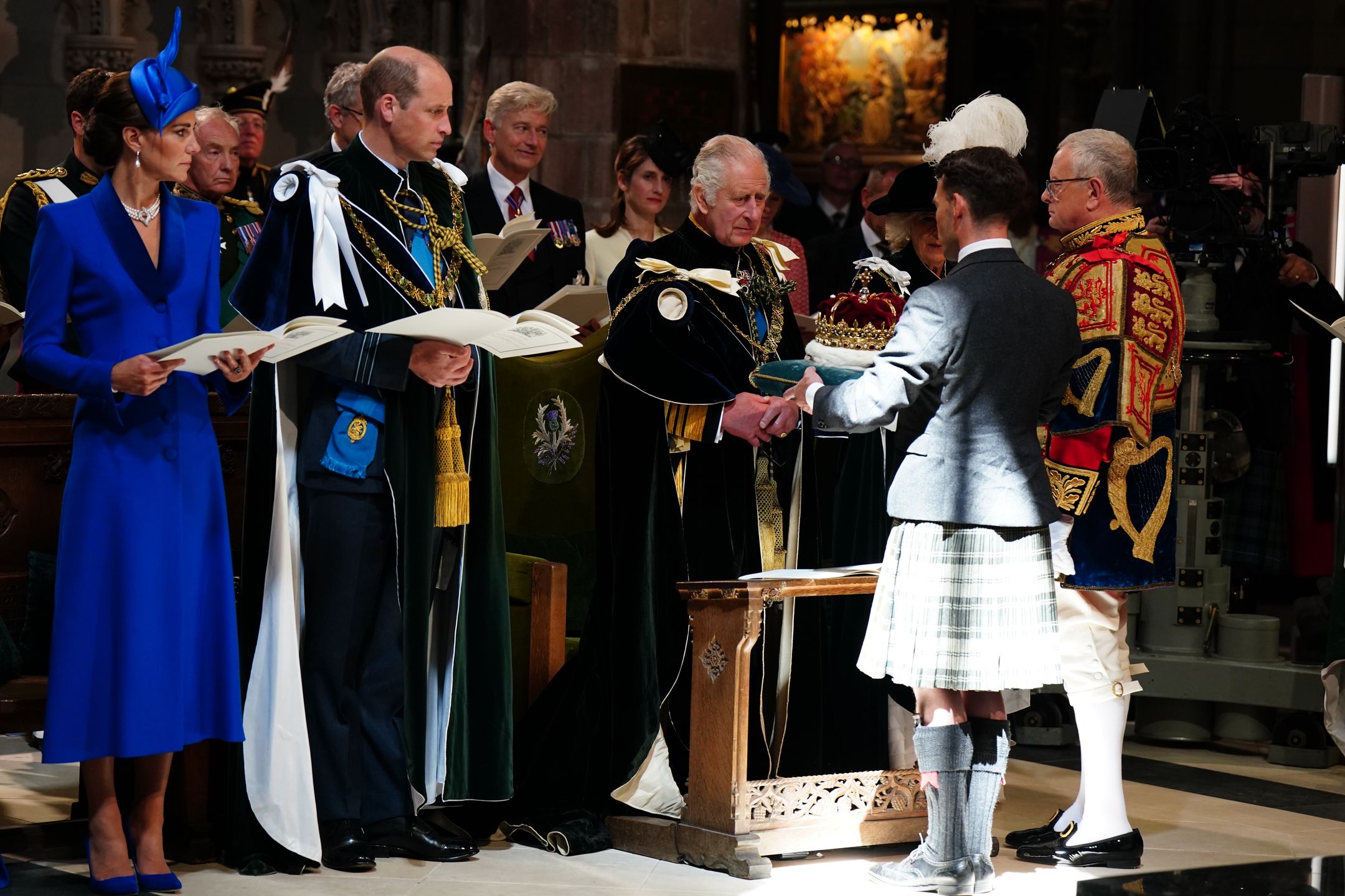 Książę William i Kate Middleton  na drugiej koronacji króla Karola III