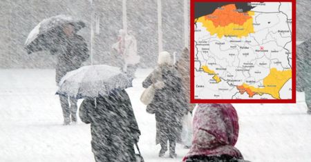 Śnieżyce nadciągają nad Polskę. Są pomarańczowe alerty