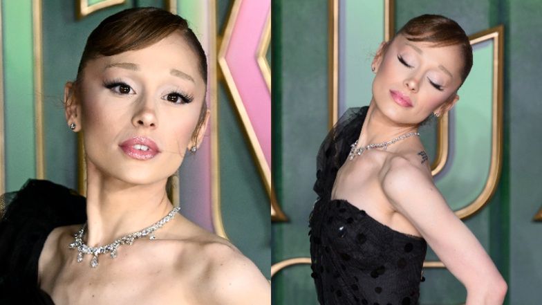 Ariana Grande na premierze "Wicked: For Good" w Londynie