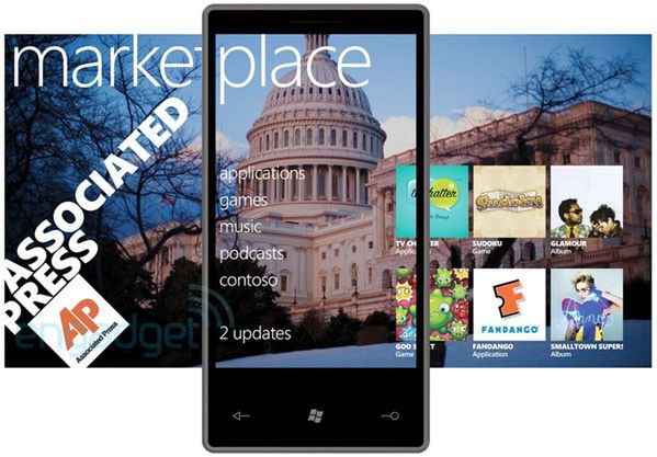 Platforma z aplikacjami dla Windows Phone 7 z bliska
