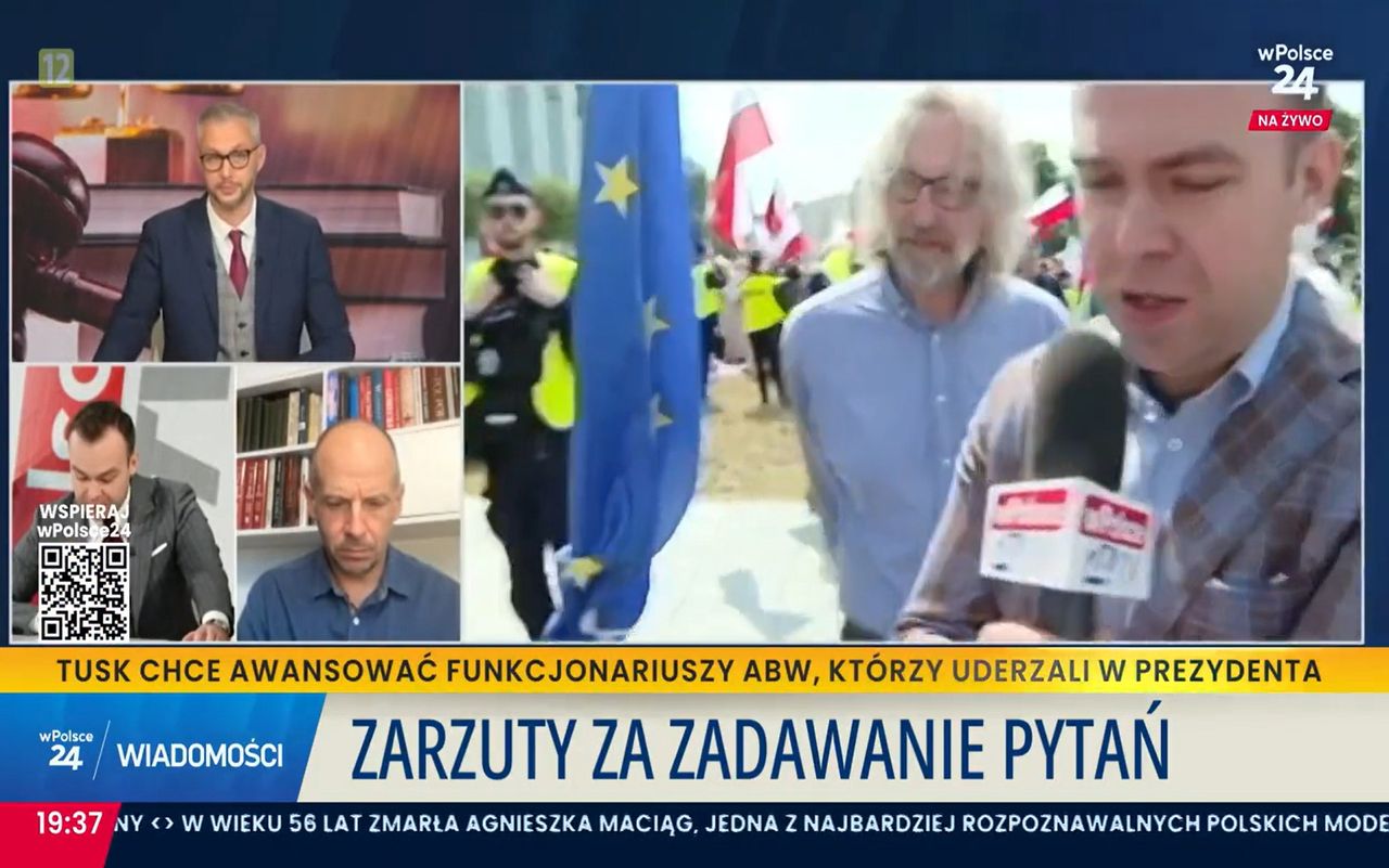 Dziennikarz wPolsce24 Szymon Szereda z zarzutami. Głos zabrała szefowa KRRiT
