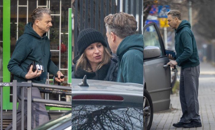 Grzegorz Damięcki "przyłapany" pod domem Magdaleny Schejbal