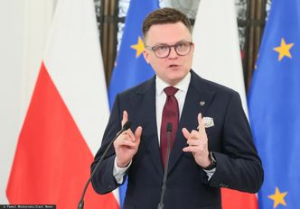 "Nie wykonam postanowienia". Szymon Hołownia o opinii ws. Glapińskiego