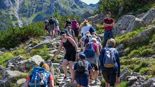 Tatry: Tłumy turystów. Pogoda jak marzenie, szczyt sezonu nie tylko z nazwy