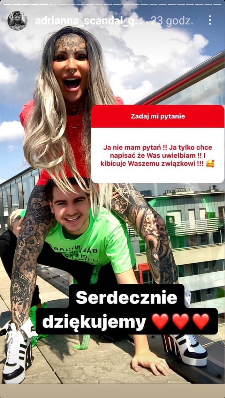 Adrianna Eisenbach z "Królowych Życia" z partnerem Dawidem