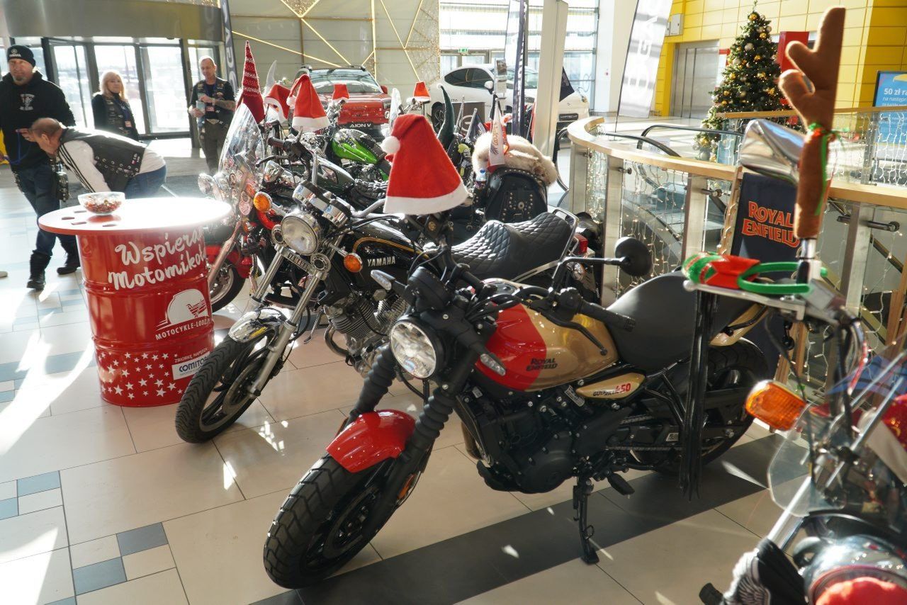 Motomikołaje tym razem zawitają do Manufaktury