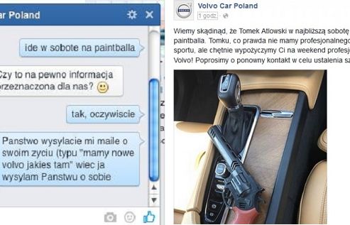 Internauta wykpił spam reklamowy Volvo, firma zaoferowała mu wypożyczenie samochodu