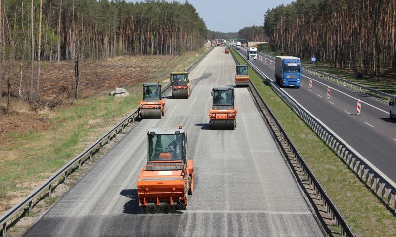 Budowa autostrady A6 (fot. GDDKiA)