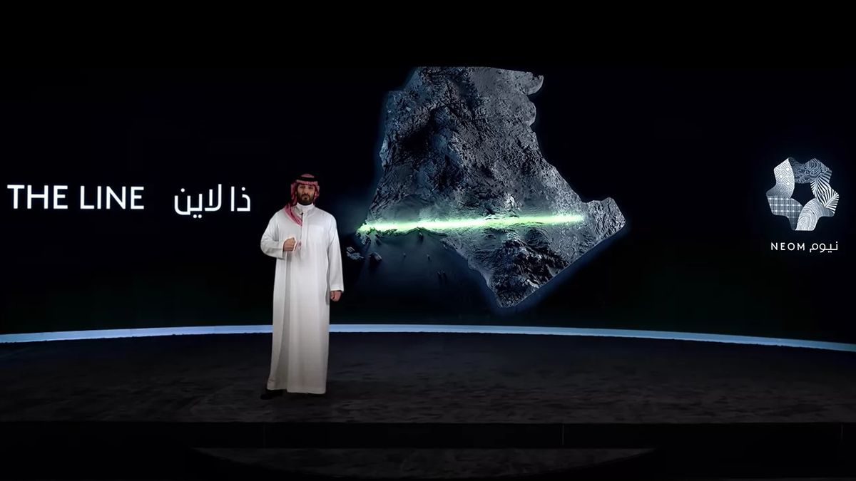 Muhammad ibn Salman (na zdjęciu), wymarzył sobie megamiasto Neom na środku pustyni, a w nim drugie miasto - The Line - które ma się rozciągać na długości 170 km