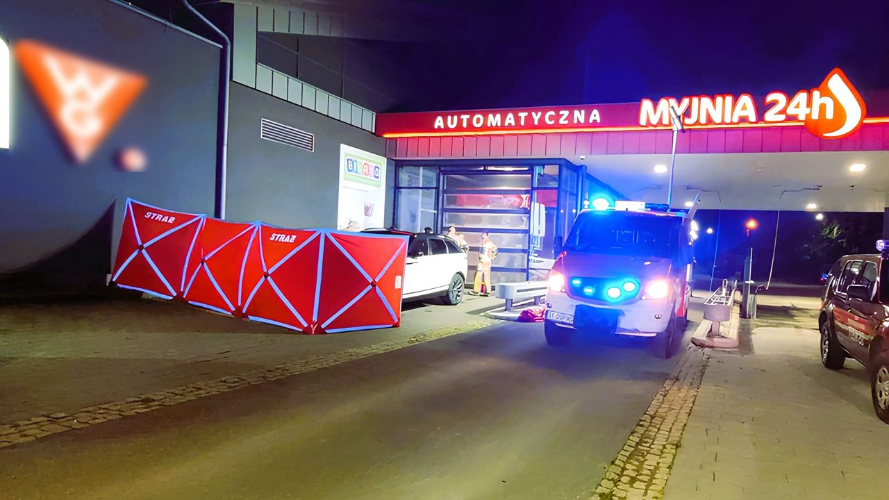 Tragedia na myjni samochodowej. Nie żyje 62-latek