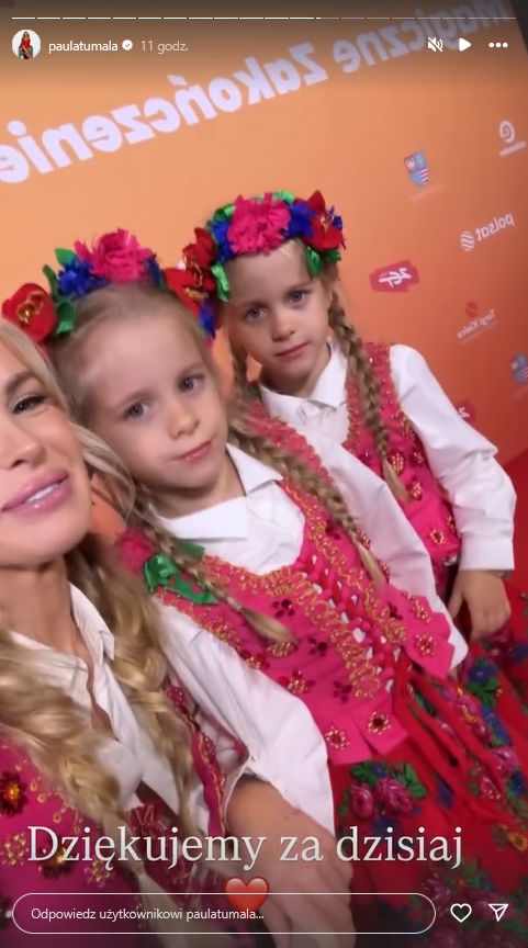 Paula Tumala wystąpiła z córkami na scenie w Kielcach