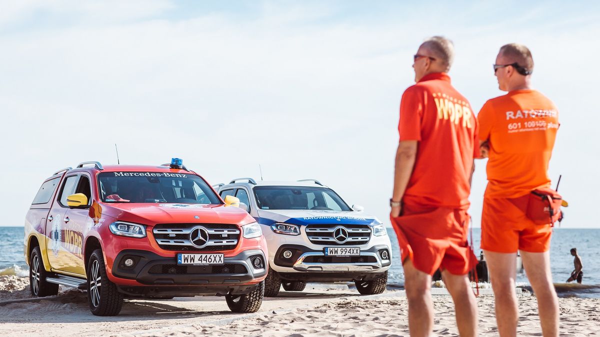 Mercedes-Benz Klasy X woła o pomoc (fot. Mercedes)