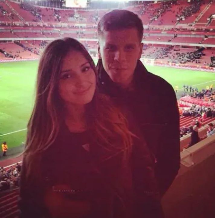 Marina Łuczenko i Wojciech Szczęsny w 2013 roku