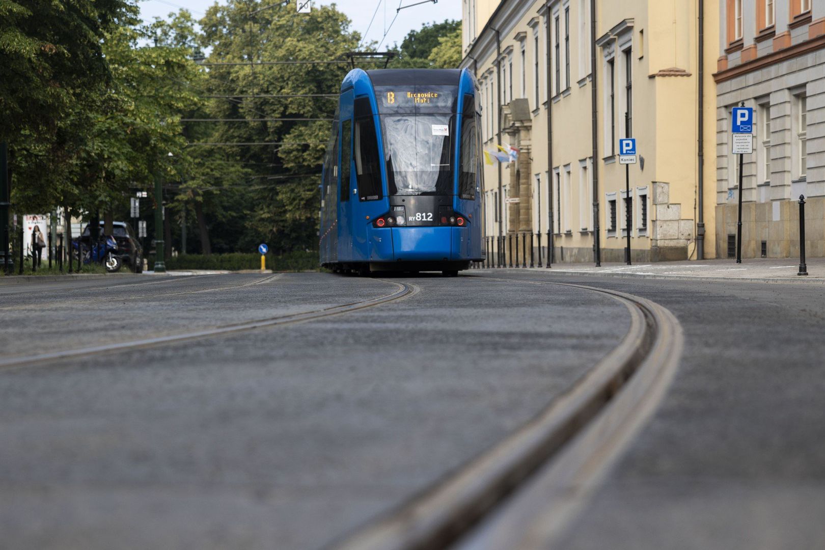 Ulica Franciszkańska w Krakowie po remoncie.