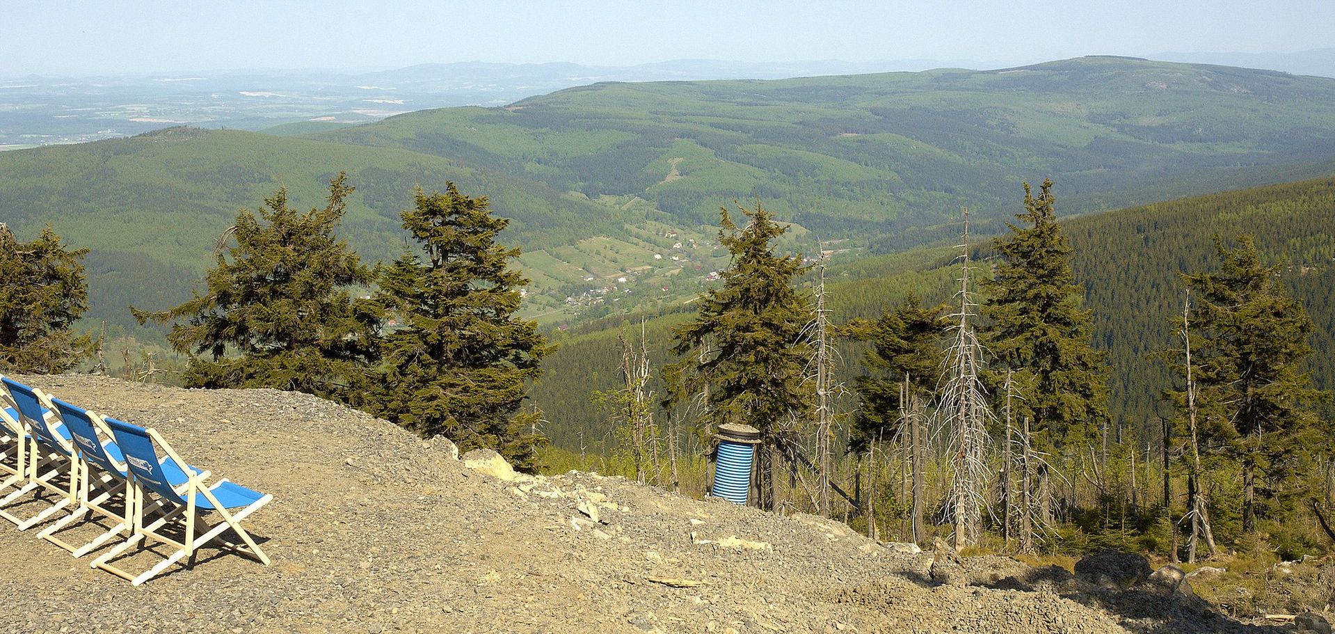 Panorama Gór Izerskich 