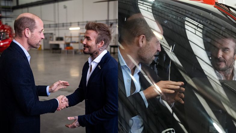 Prince William and David Beckham unite for medical helicopter fund