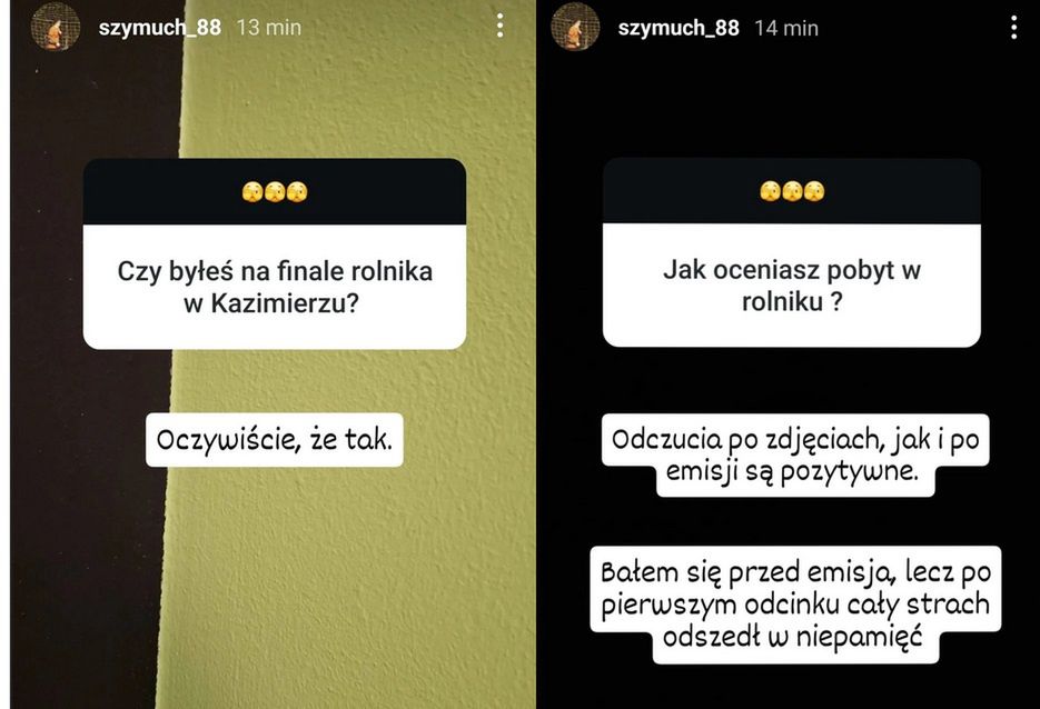 Szymon z "Rolnik szuka żony" odpowiedział na pytania fanów