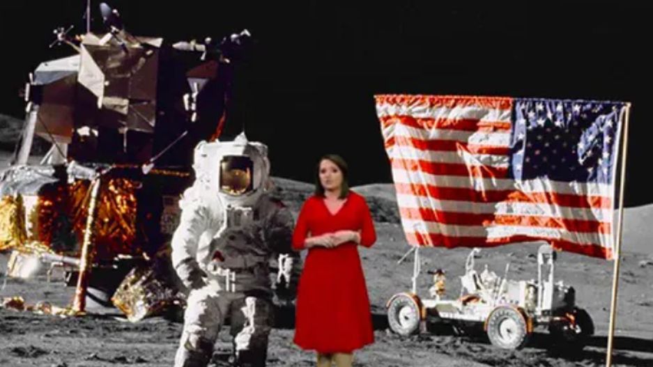 Żartobliwa grafika z Danutą Holecką