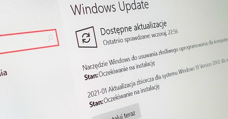 Windows 10 i pierwszy wtorek z łatkami w 2021 r. Załatano poważną lukę w Defenderze