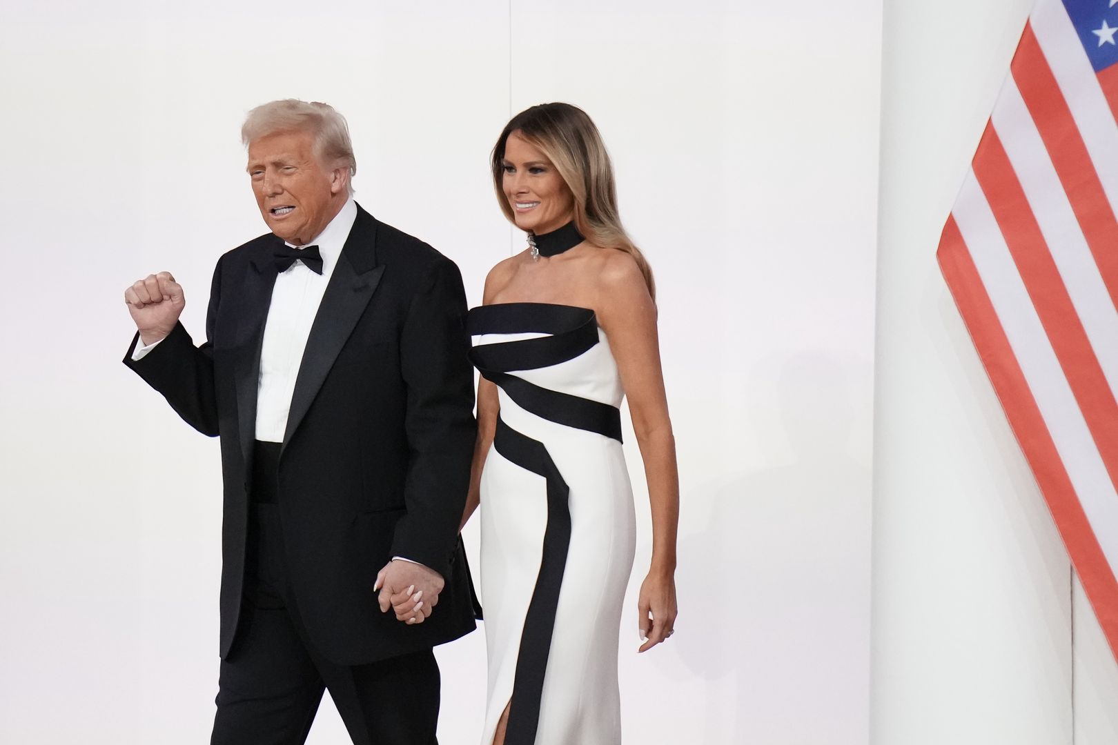 Melania i Donald Trumpowie