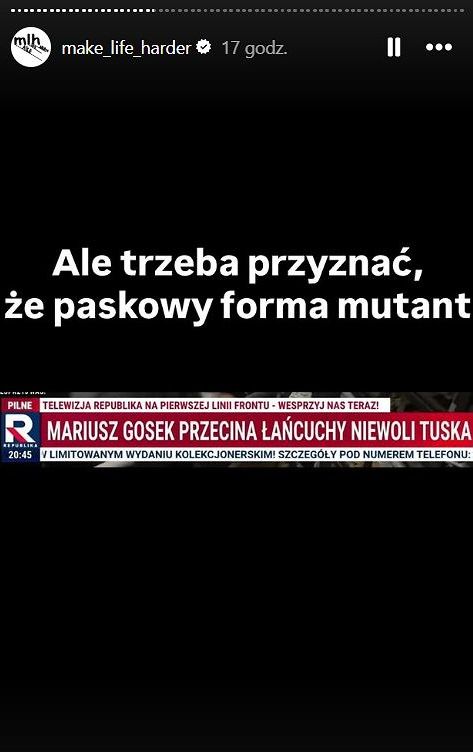 Make Life Harder o pasku w TV Republika
