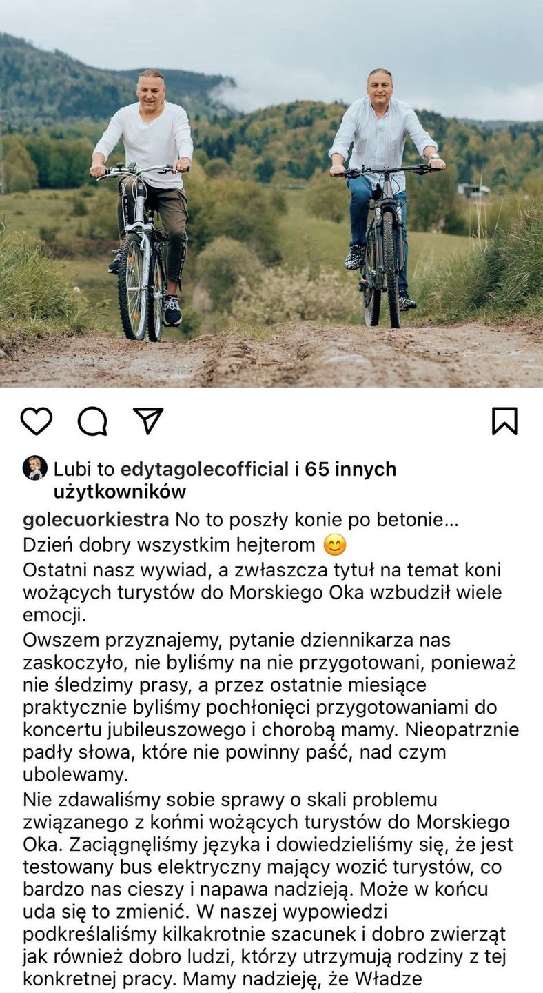 Bracia Golec wydali oświadczenie!