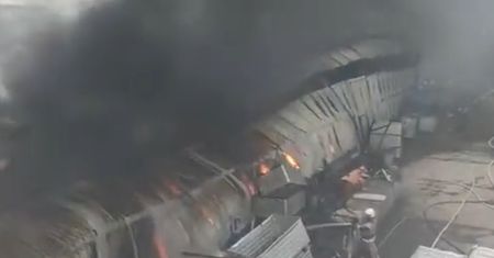 Wielki pożar w Rosji. Strażacy pokazali film