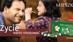 „Życie warto smakować” w reklamach słodyczy Mieszko