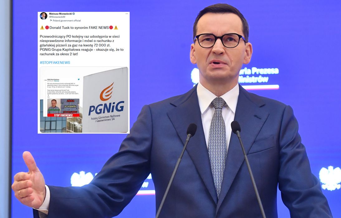 Tusk nagrał film. Jest odpowiedź Morawieckiego