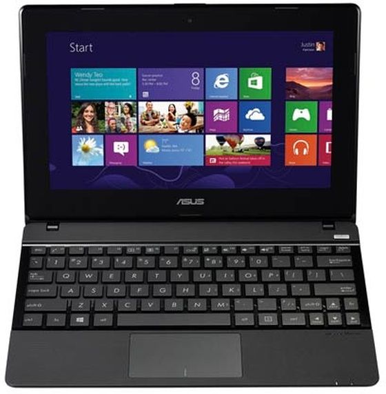 Asus VivoBook X102BA laptop widok windows 8