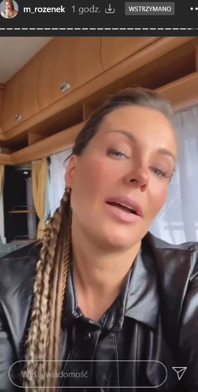 Małgorzata Rozenek na planie filmu Patryka Vegi