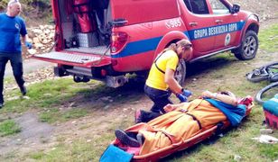 Śląskie. Pracowity weekend goprowców, poważne wypadki rowerzystów