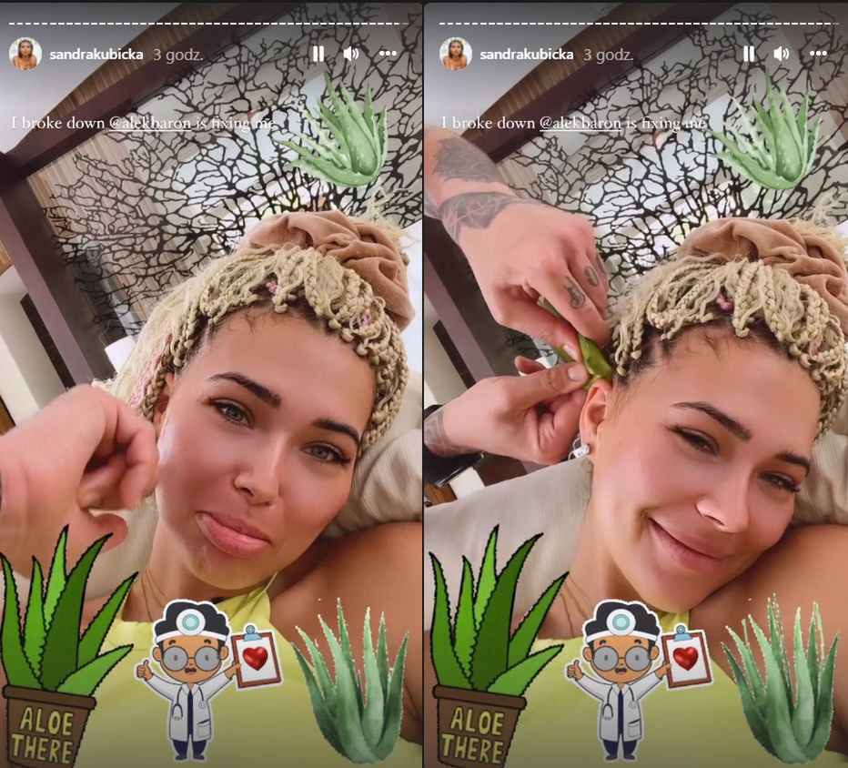 Sandra Kubicka i Baron 
