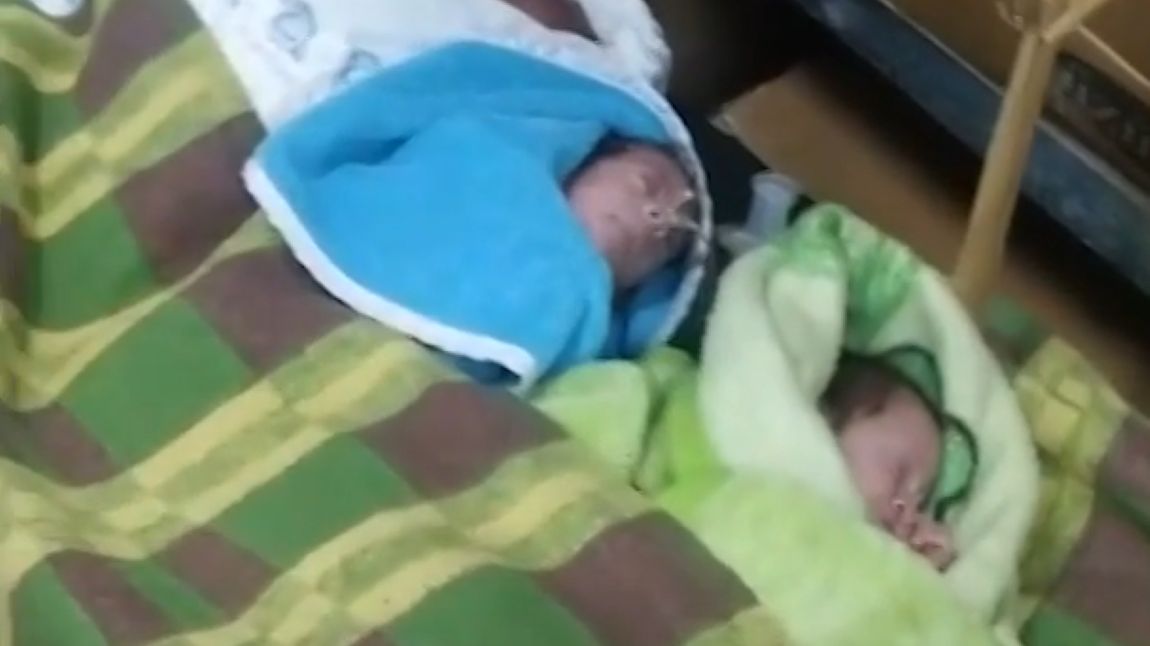 Noworodki z oddziału intensywnej terapii przeniesiono do prowizorycznego schronu  