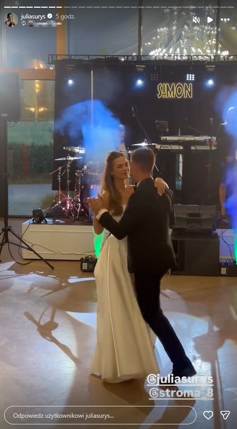 Tak wyglądało wesele Julii Suryś i Marcina Stromeckiego