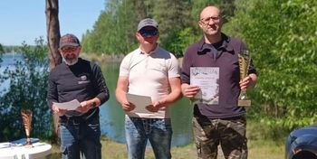 Zawody spławikowe PZW Tarnowskie Góry nad zalewem Nakło-Chechło
