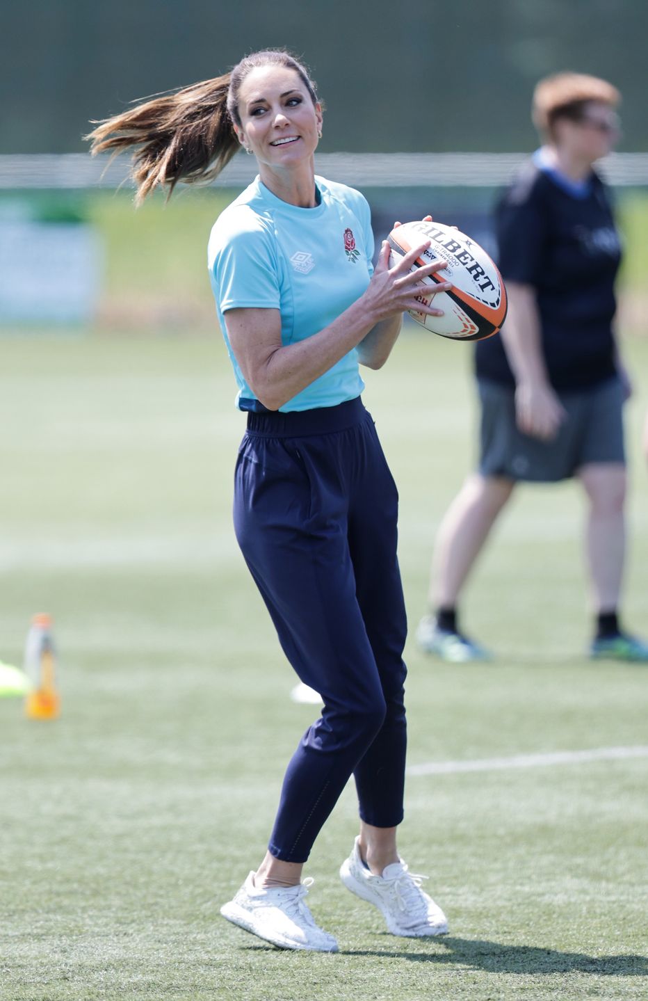 Kate Middleton gra w rugby
