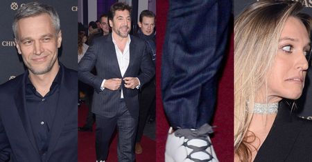 Javier Bardem w szpitalnych butach i eleganccy Żebrowscy pozują na imprezie whisky (ZDJĘCIA)