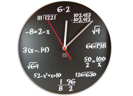 Zegar dla matematyka oraz miłośnika Salvadora Dali