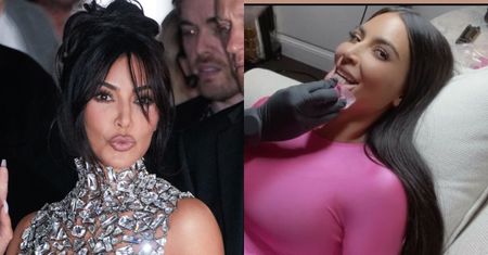 Kim Kardashian ma tatuaż NA WARDZE! Ukrywała go przez dwa lata. Ma związek z jej EKS... (ZDJĘCIA)