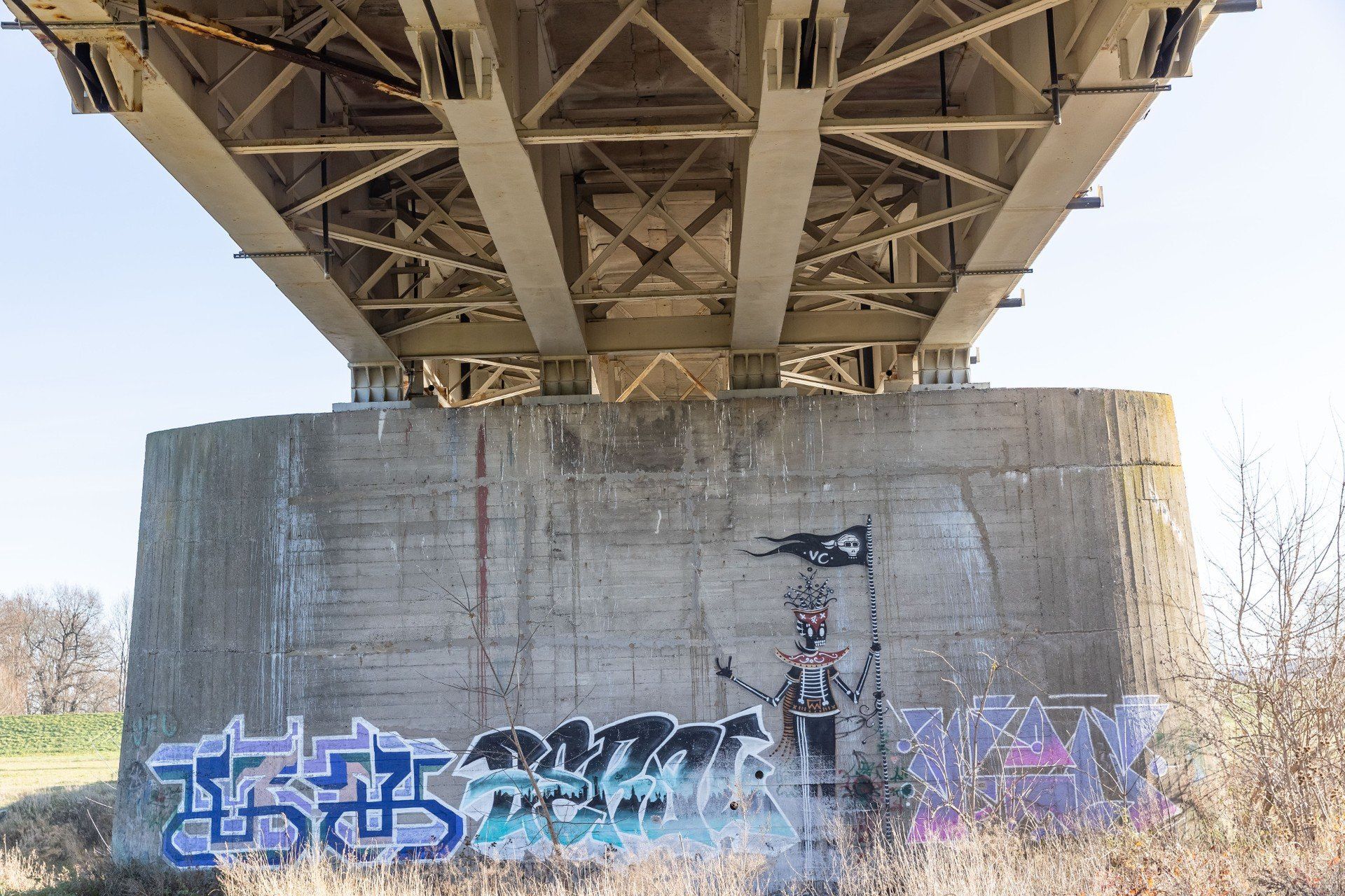 Most w ciągu ul. Brzeskiej  w Krakowie czeka na 2 etap remontu.